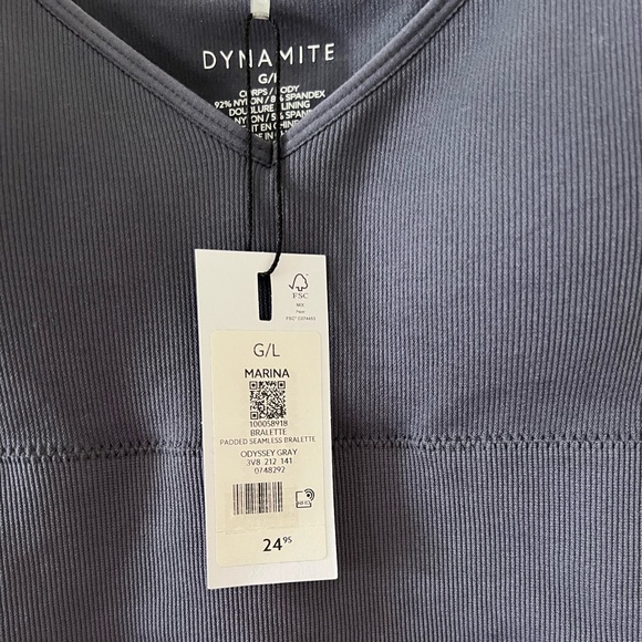 Dynamite tank top with built in bra pads - Picture 2 of 3